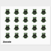 Angstaanjagend Frankie Ronde Sticker (Vel)