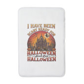 Angstaanjagend Halloween Kasteel Heks Pompoen Badmat (Voorkant Verticaal)