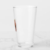 Angstaanjagend Halloween Kasteel Heks Pompoen Glas (Links)