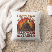 Angstaanjagend Halloween Kasteel Heks Pompoen Kussen (Deken)