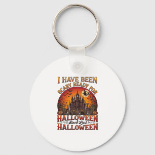 Angstaanjagend Halloween Kasteel Heks Pompoen Sleutelhanger