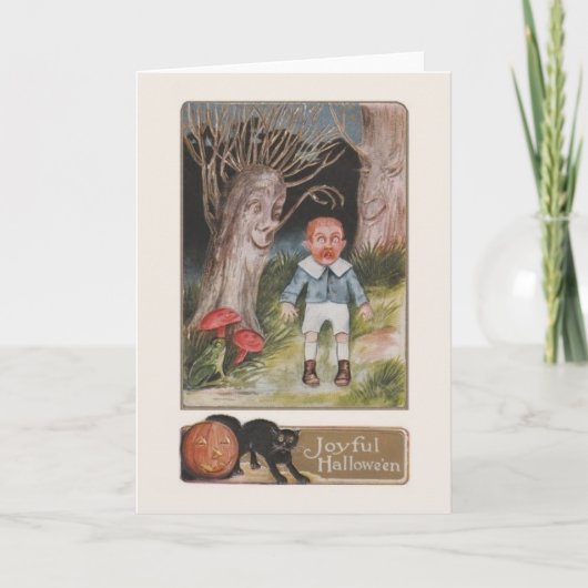  angstaanjagend Halloween Wenskaart Kaart (Voorkant)