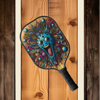 Angstaanjagend monster, peddel pickleball paddle