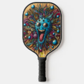 Angstaanjagend monster, peddel pickleball paddle (Voorkant)