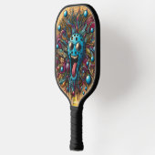 Angstaanjagend monster, peddel pickleball paddle (Links)