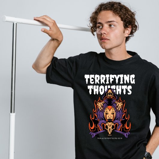 Angstaanjagende gedachten straat draag T-Shirt