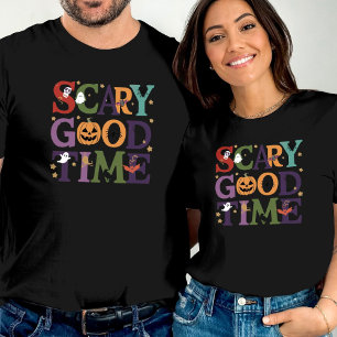 Angstaanjagende Goede Tijden Halloween Spooky Fun T-shirt