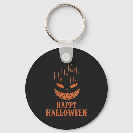 Angstaanjagende Halloween Face Scream Horror Dark Sleutelhanger (Voorkant)