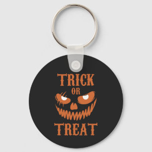 Angstaanjagende Halloween Face Trick Treat Dark Sp Sleutelhanger