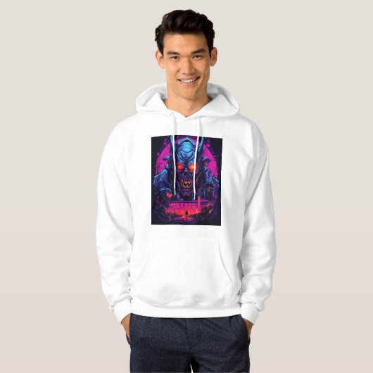Angstaanjagende Halloween monsters Hoodie (Voorkant volledig)