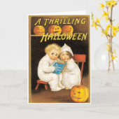 Angstaanjagende Halloween Verhalen  Kaart (Gele Bloem)