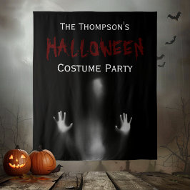 Angstaanjagende moderne bloederige Halloween Party Wandkleed