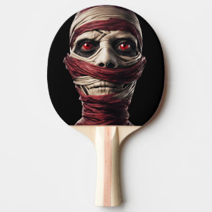 Angstaanjagende Mummy Demon Halloween Tafeltennisbatje