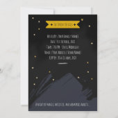 Angstaanjagende Schattigee Black Cat Witch Pet Hal Kaart (Achterkant)