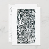 Angstaanval door Brian Benson Briefkaart (Voorkant / Achterkant)