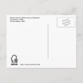 Angstaanval door Brian Benson Briefkaart (Achterkant)