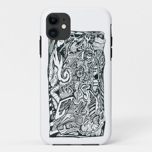 Angstaanval door Brian Benson Case-Mate iPhone Case (Achterkant)