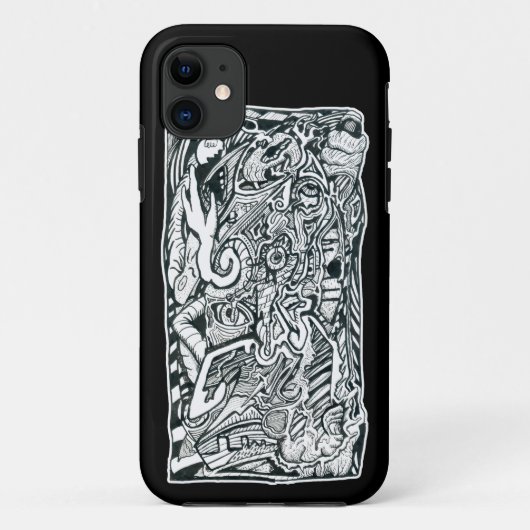 Angstaanval door Brian Benson Case-Mate iPhone Case (Achterkant)