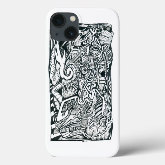 Angstaanval door Brian Benson, ipad hoes (Achterkant)