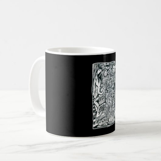 Angstaanval door Brian Benson Koffiemok (Voorkant links)