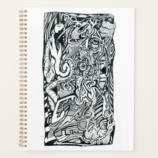 Angstaanval door Brian Benson Planner (Voorkant)