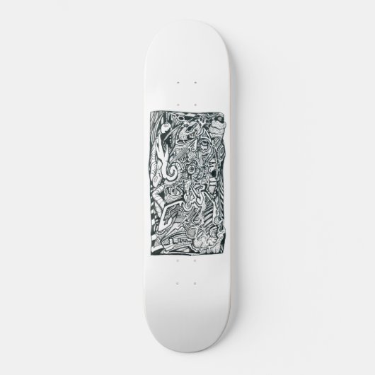 Angstaanval door Brian Benson Skateboard (Voorkant)