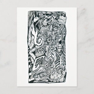 Angstaanval van Brian Benson, Briefkaart