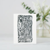 Angstaanval van Brian Benson, Briefkaart (Staand voorkant)