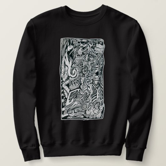 Angstaanval van Brian Benson, Sweatshirt (Design voorkant)
