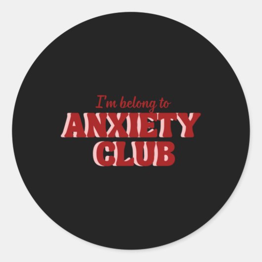 Angstclub Sticker (Voorkant)