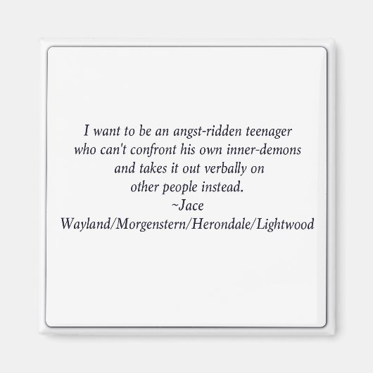 Angstgedreven tiener magneet (Voorkant)