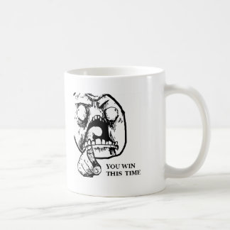 Angstig dat je deze keer wint koffiemok