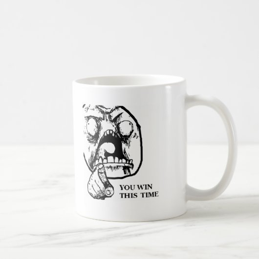 Angstig dat je deze keer wint koffiemok (Rechts)