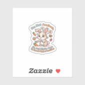 Angstig Konijn Snack Alert Sticker (Vel)