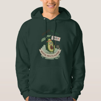 Angstige avocado alert! 🥑💦 | Aangepaste geesteli Hoodie