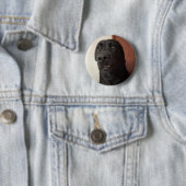 Angstige Dog Meme Pin Button (In situ)