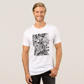 Angstige Inzichten Tri-Blend Shirt (Voorkant volledig)
