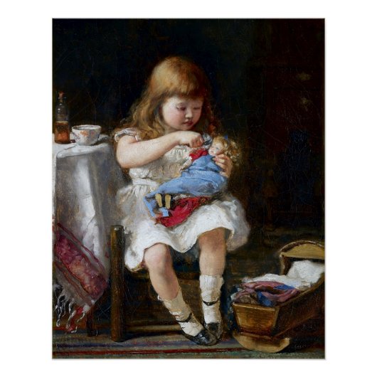 Angstige kleine moeder perfect poster (Voorkant)