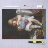 Angstige kleine moeder tissuepapier (Craft)