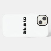 angstkreet iPhone hoesje (Achterkant horizontaal)