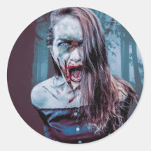 Angstkreet verontrustend Unieke Sticker