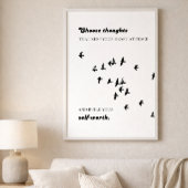 Angstreducerende wandkunst | kalmerende gedachte c poster