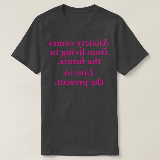 Angstspiegel versie 1 t-shirt (Design voorkant)