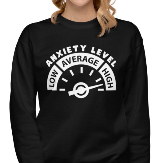 Angststoornis & angstbewustzijn Voor- en achterkan Trui