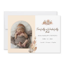 Angstvallig & Wondermooi Gemaakte Baby Aankondigin