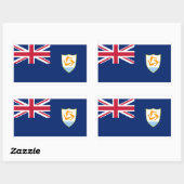 Anguila Flag Sticker (Vel)