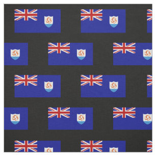 Anguila Flag Stof