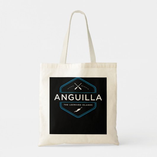 Anguilla Beach Graphic Tote Bag (Achterkant)