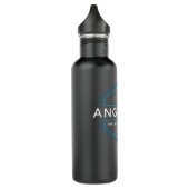 Anguilla Beach Graphic Waterfles (Links)