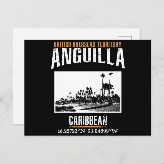 Anguilla Briefkaart (Voorkant / Achterkant)
